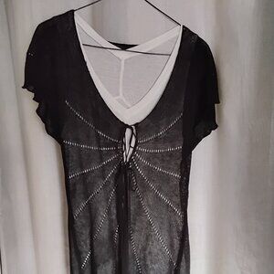 See-through mesh jacket/vest